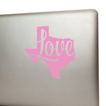 Texas Car Decal Love Texas Pink Vinyl Window Sticker