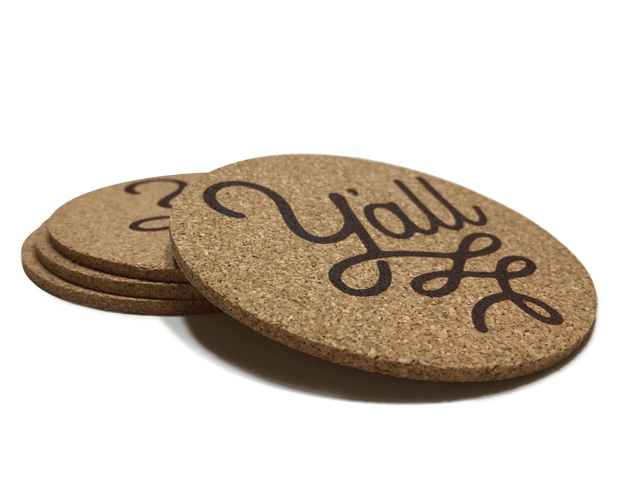 Wildflowers Cork Back Coasters - Set of 4 - Treasured Accents